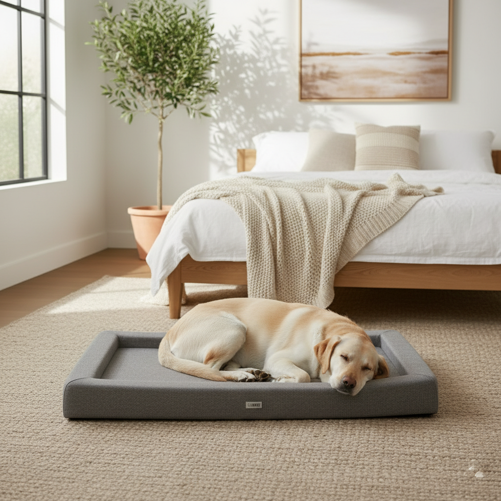 Premium Cushioned Dog Bed - Size Extra Large