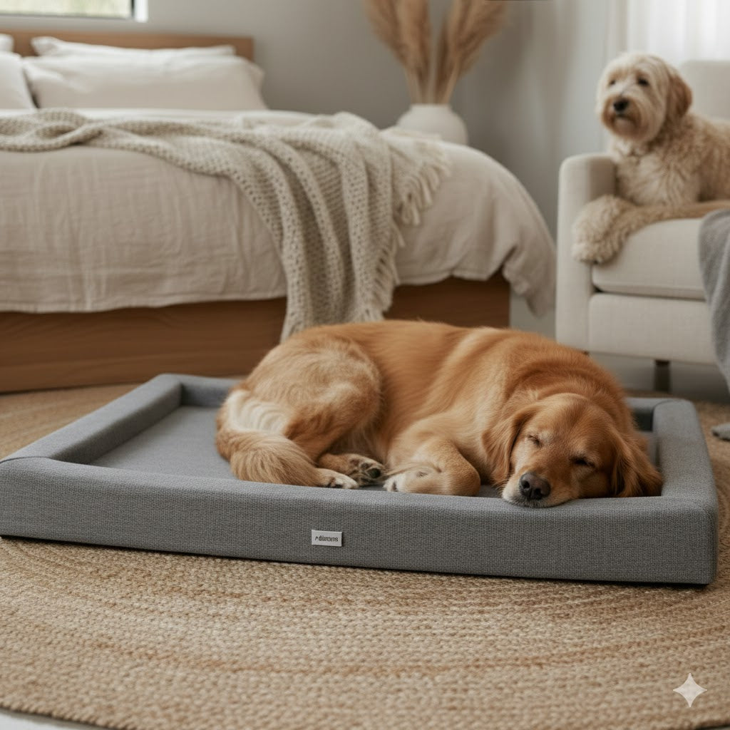 Premium Cushioned Dog Bed - Size Extra Large
